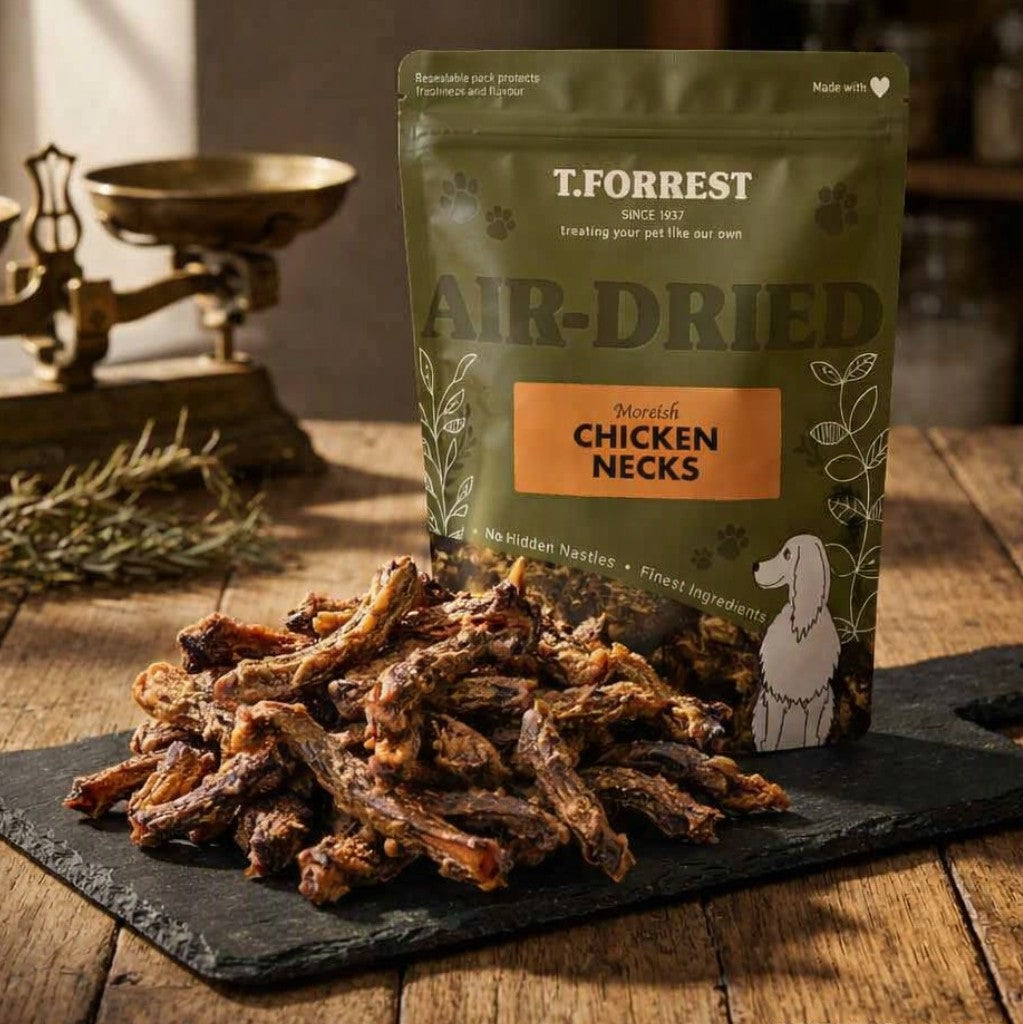 Premium Dried Chicken Necks – Natural Dog Treat