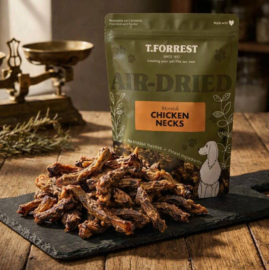 Premium Dried Chicken Necks – Natural Dog Treat