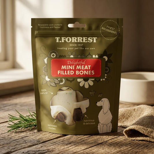 Mini Meat Filled Bone – Long Lasting Natural Chew