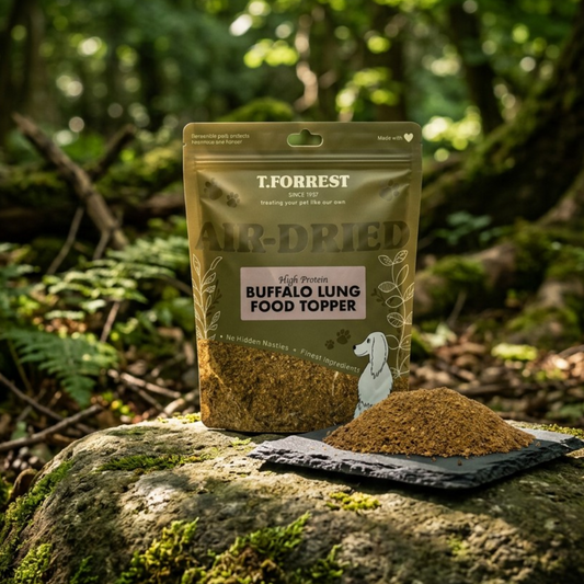 Premium Buffalo Lung Food Topper – Natural Dog Meal Topper
